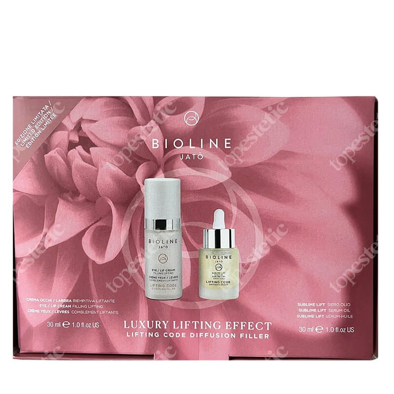 Bioline Jato Beauty Box Lifting Code ZESTAW Krem do pielęgnacji oczu i ust wypełniająco-liftingujący 30 ml + Serum o działaniu multi-liftingującym 30 ml