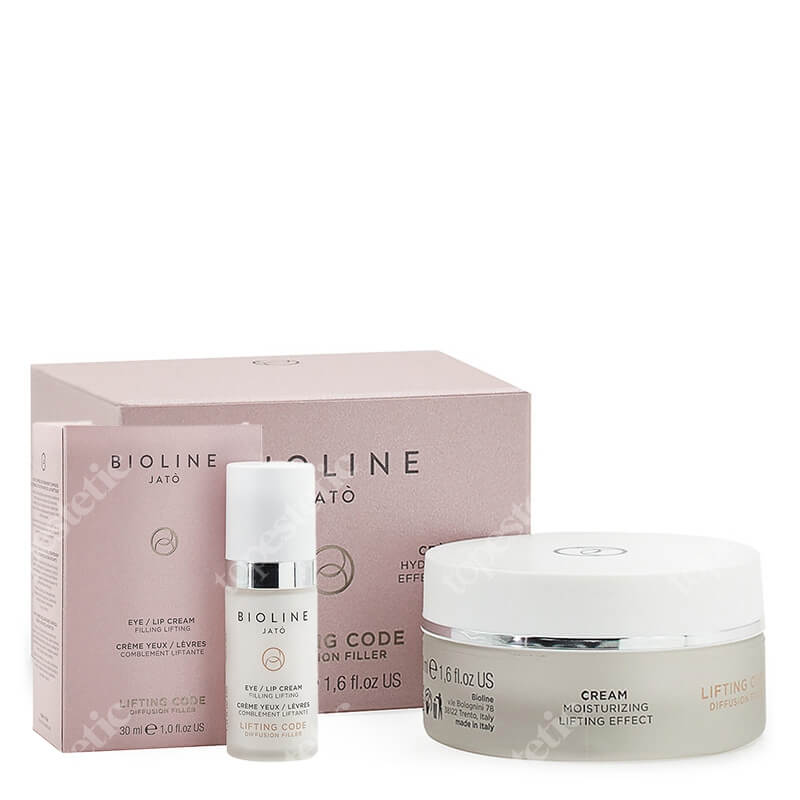 Bioline Jato Lifting Code ZESTAW Krem do twarzy 50 ml + Krem do pielęgnacji oczu i ust 30 ml