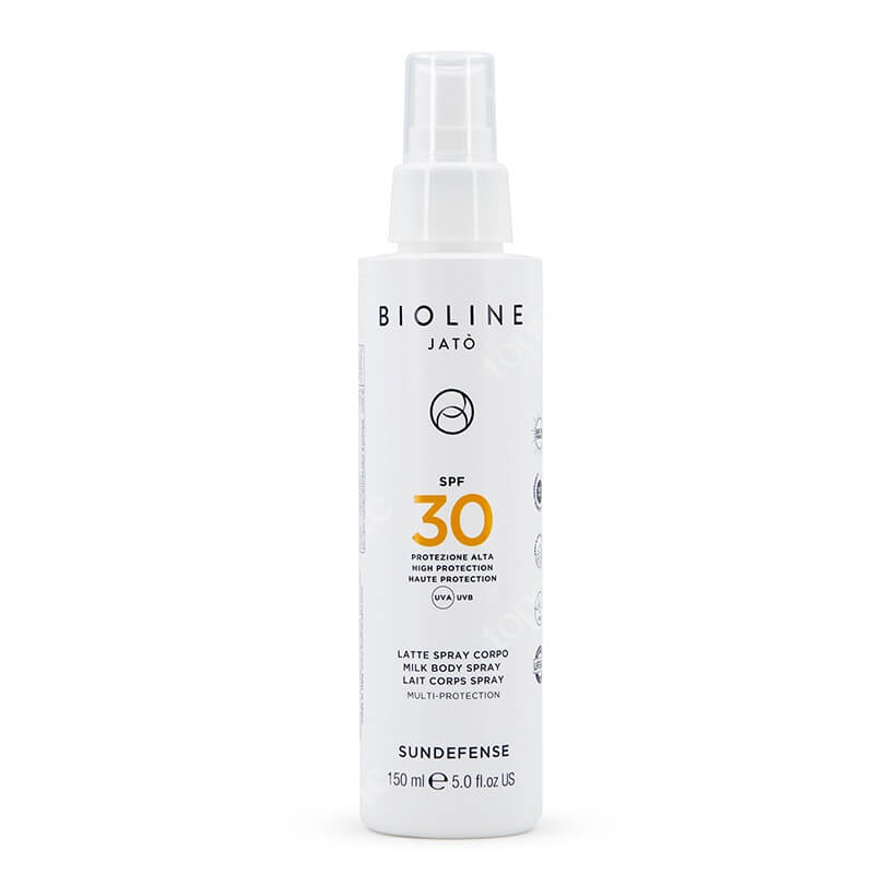 Bioline Jato Milk Body Spray SPF 30 Multiaktywne ochronne mleczko w sprayu 150 ml