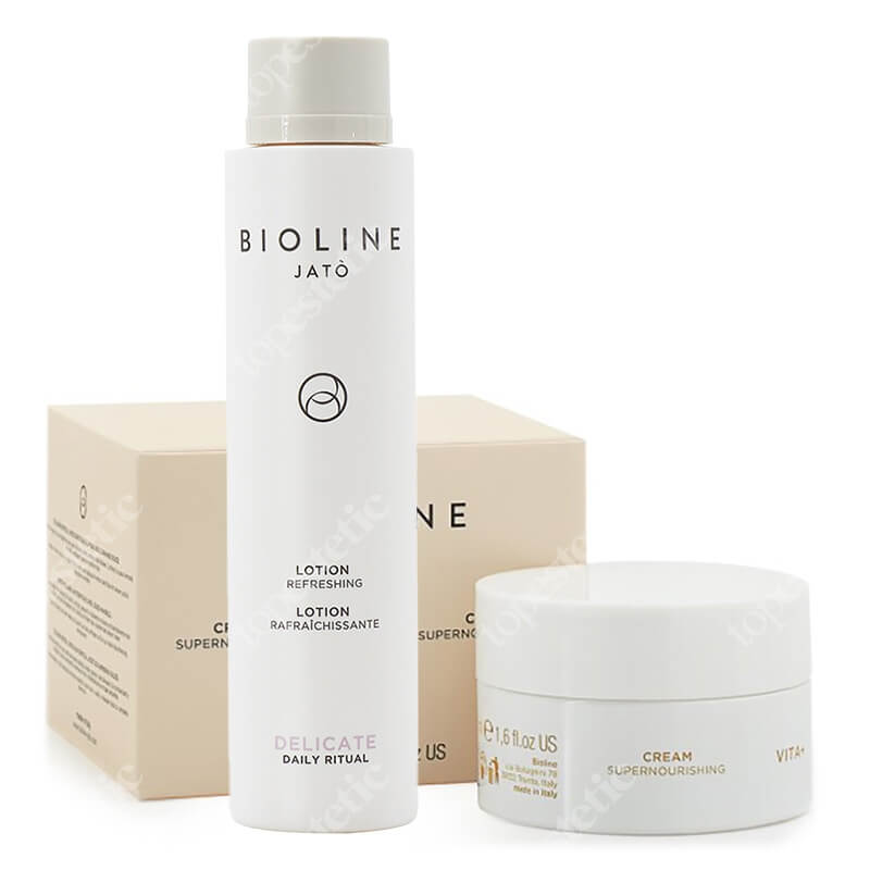 Bioline Jato Supernourishing Skin Set ZESTAW Tonik kojąco-odświeżający 200 ml + Krem Super odżywczy 50 ml