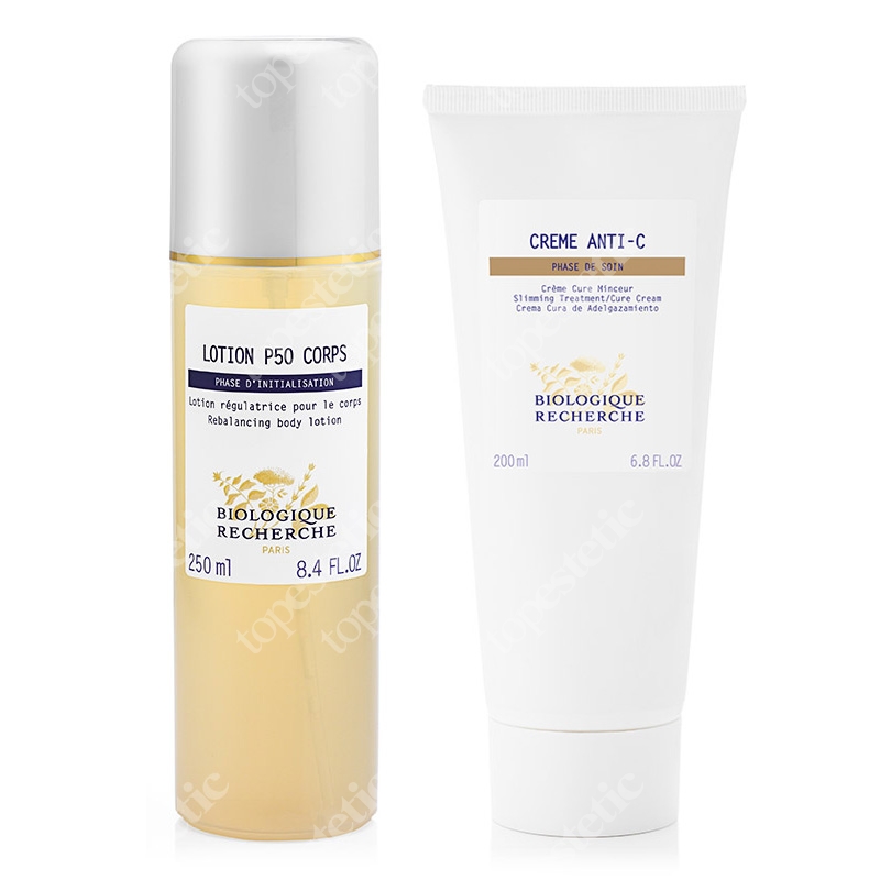 Biologique Recherche Pielęgnacja Antycellulitowa ZESTAW Wyszczuplający krem antycelluitowy 200 ml + Złuszczający lotion 250 ml