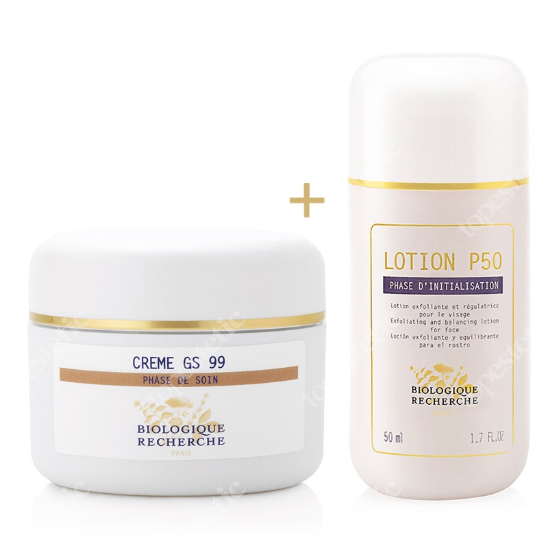 Biologique Recherche Pierwsze oznaki starzenia ZESTAW Lotion 50 ml + Krem 50 ml
