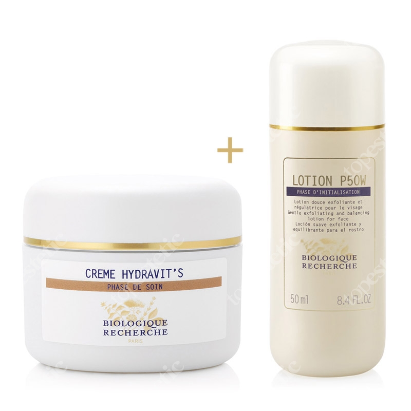 Biologique Recherche Skóra odwodniona ZESTAW Lotion 50 ml + Krem 50 ml