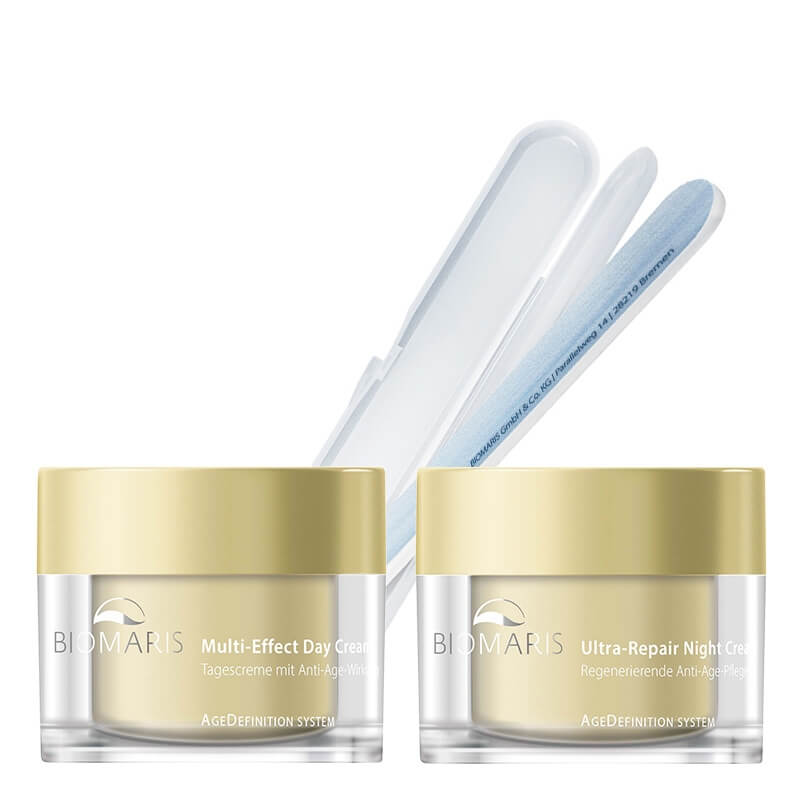 Biomaris Sensitive and Allergic Skin Set ZESTAW Multiaktywny krem na dzień 50 ml + Ultranaprawczy krem na noc 50 ml + Pilnik 1 szt