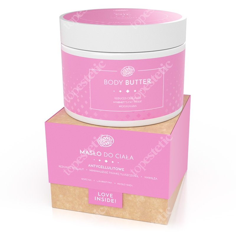 Body Boom Body Butter Kofeinowy twardziel masło antycellulitowe 200 ml