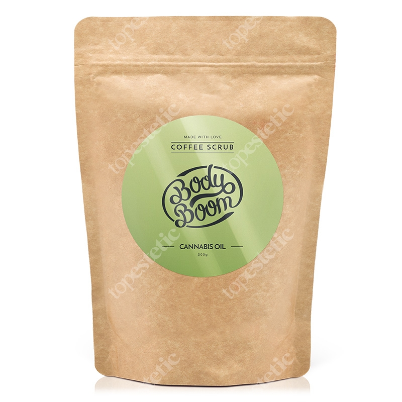 Body Boom Cannabis Oil Peeling kawowy 200 g