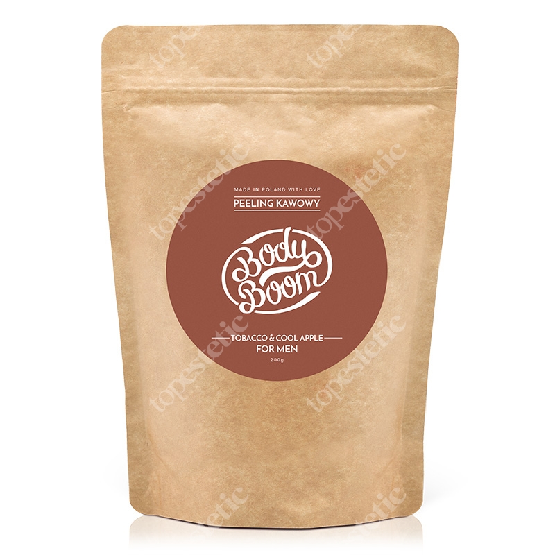 Body Boom For Cool Men Tobacco &Cool Apple Peeling kawowy 200 g