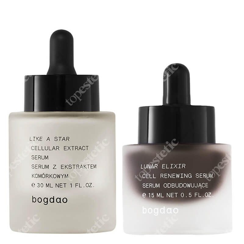 Bogdao It's a Match 1 ZESTAW Serum odbudowujące na noc 15 ml + Nawilżające serum z ekstraktem komórkowym 30 ml