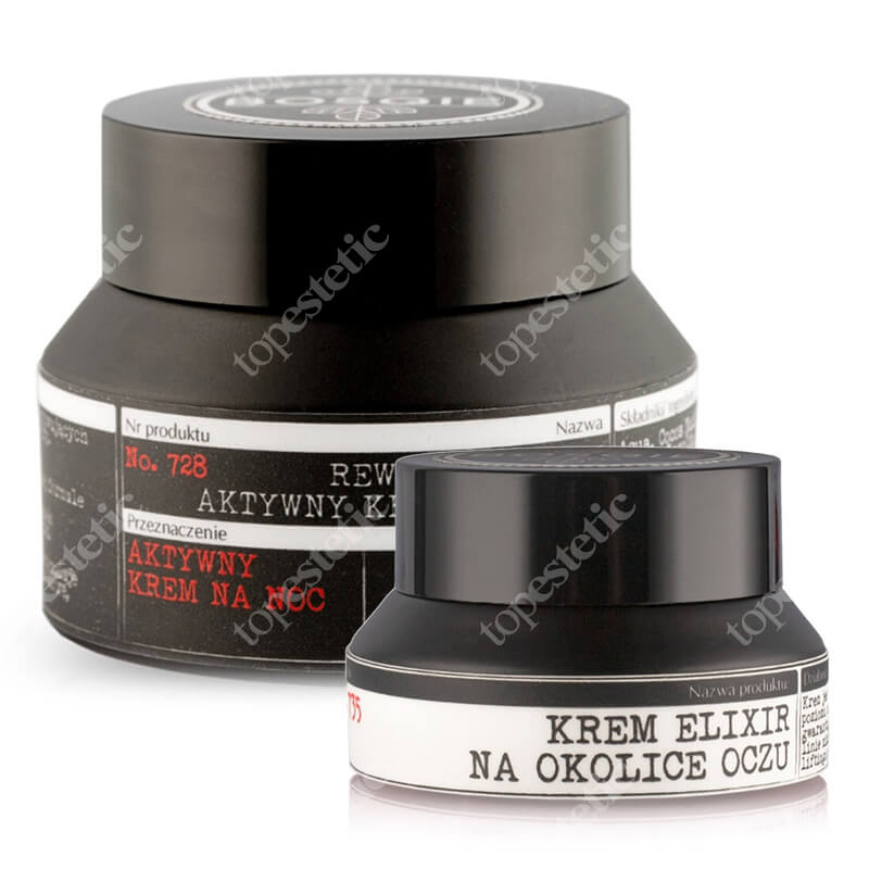 Bosqie Eye Cream + Revitalizing Cream ZESTAW Krem elixir na okolice oczu 15 ml + Rewitalizujący aktywny krem na noc 50 ml