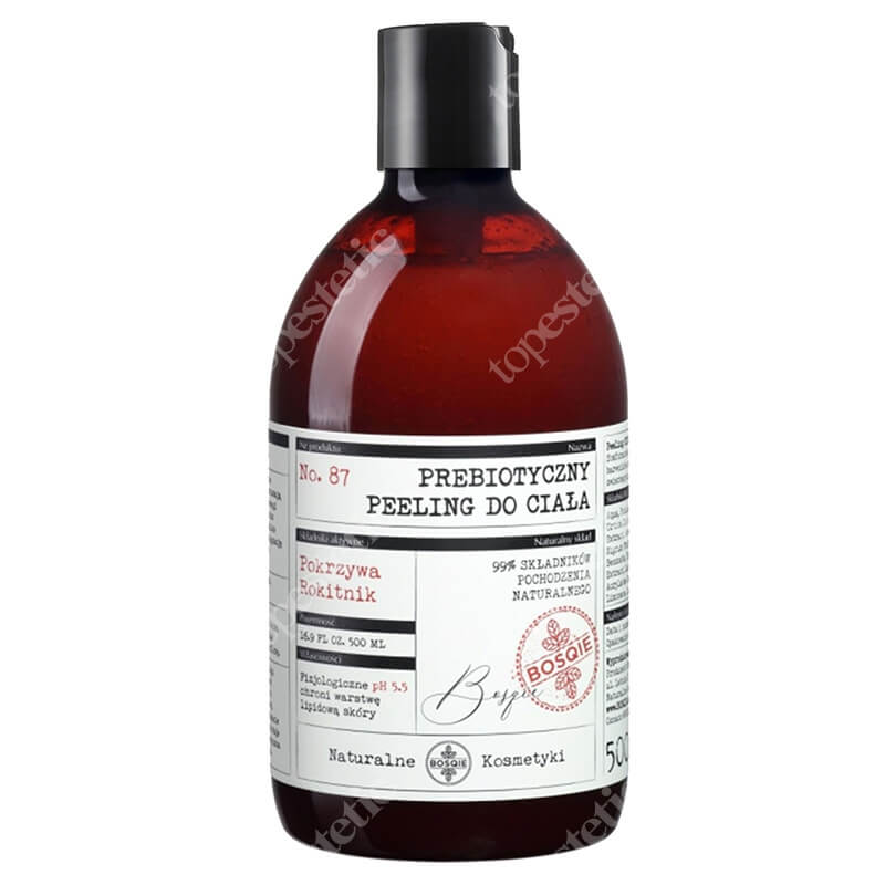 Bosqie Natural Body Scrub No.87 Naturalny prebiotyczny peeling do ciała - pokrzywa i rokitnik 500 ml