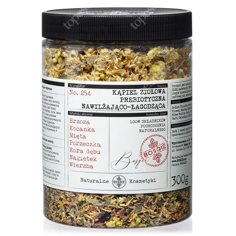 Bosqie Natural Herbal Bath No.254 Naturalna kąpiel ziołowa - Nawilżająco-Łagodząca 300 g