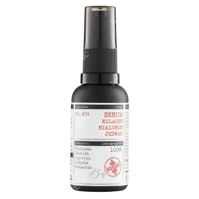 Bosqie Serum No.674 Kolagen, Hialuron, Jedwab 30 ml