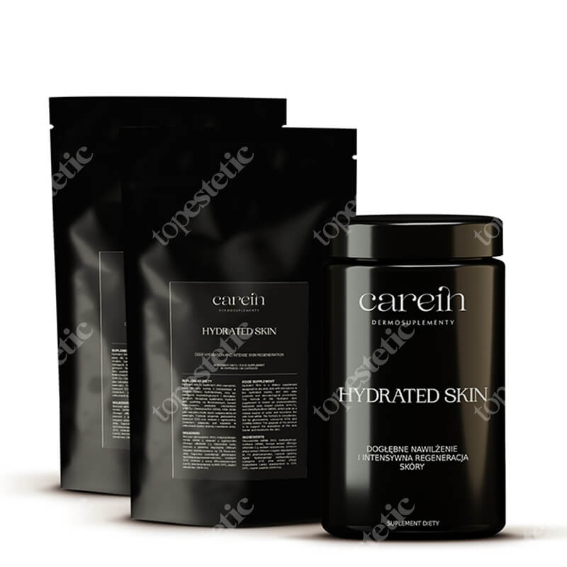 Carein Hydrated Skin 90 Days ZESTAW Kuracja 90 dni : Nawilżenie i odbudowa bariery skórnej 90 kaps + Uzupełnienie 90 kaps x 2