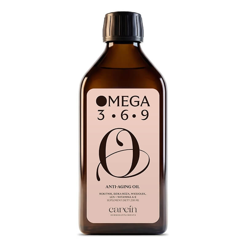 Carein Omega 3-6-9 Anti-Aging Oil Olej funkcjonalny dla skóry z oznakami starzenia 250 ml