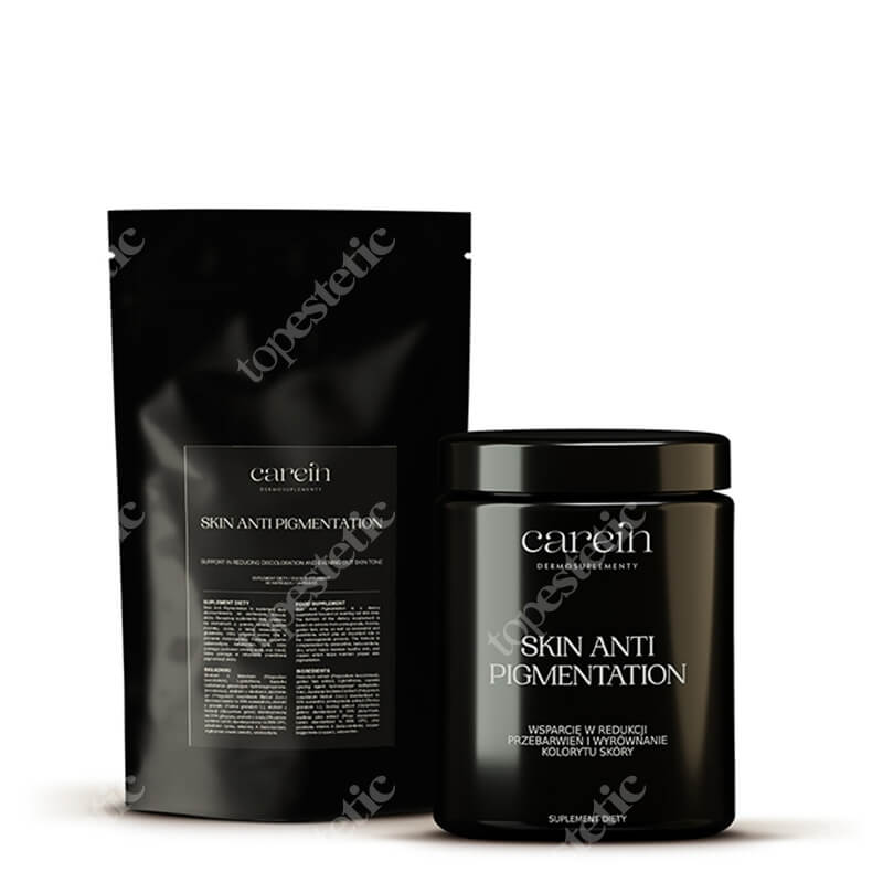 Carein Skin Anti Pigmentation 60 Days ZESTAW Kuracja 60 dni : Jednolita skóra bez przebarwień 60 kaps + Uzupełnienie 60 kaps