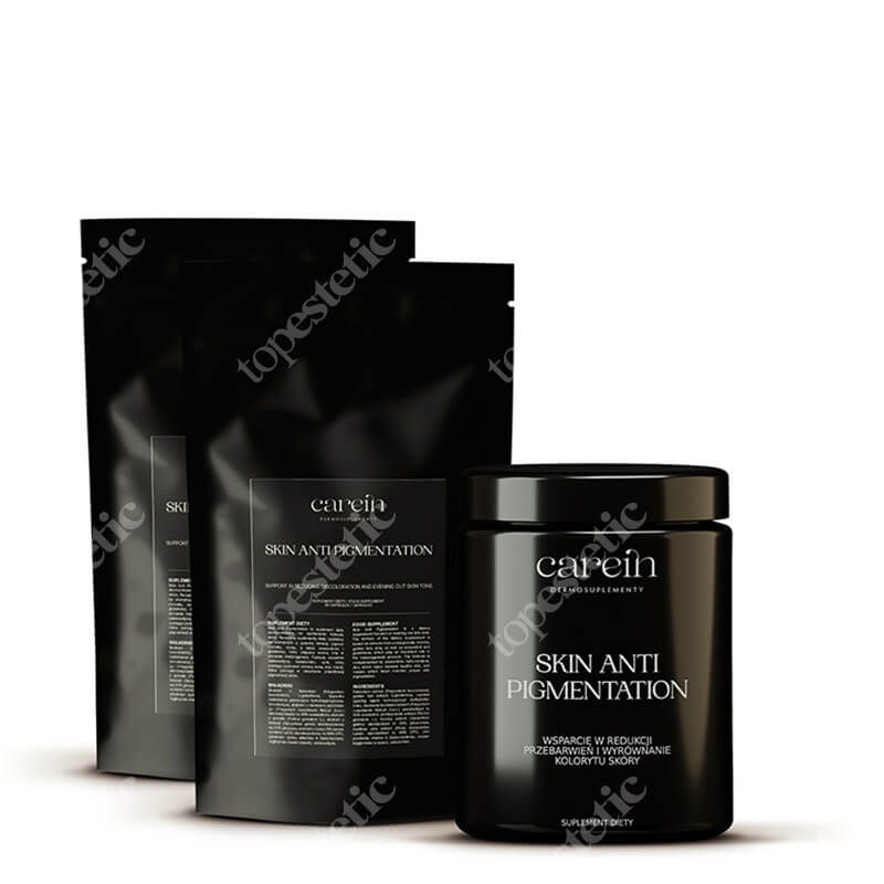Carein Skin Anti Pigmentation 90 Days ZESTAW Kuracja 90 dni : Jednolita skóra bez przebarwień 60 kaps + Uzupełnienie 60 kaps x 2