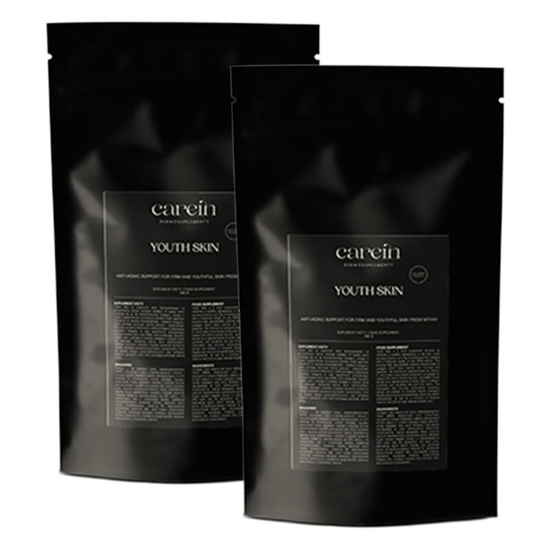 Carein Youth Skin - Refill x 2 ZESTAW Kuracja 30 dni Odmłodzona skóra bez zmarszczek - uzupełnienie 240 g x 2