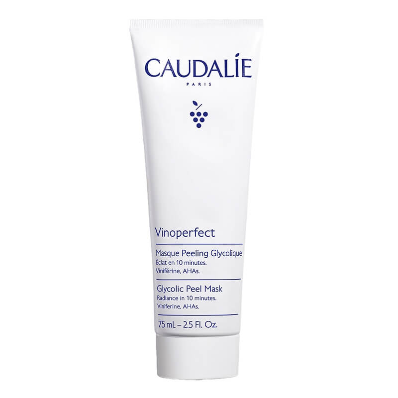 Caudalie Vinoperfect Glycolic Peel Mask Glikolowa maseczka peelingująca 75 ml
