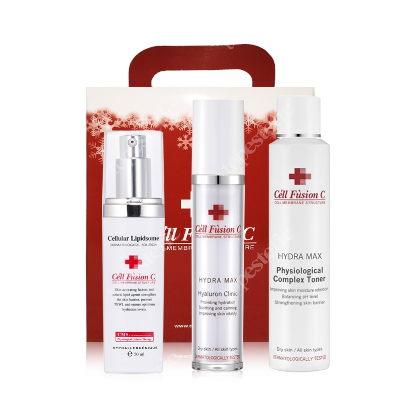 Cell Fusion C Cellular Lipidsome + Hyaluron Clinic + Physiological Toner ZESTAW Krem 50 ml + Serum 50 ml + 180 ml