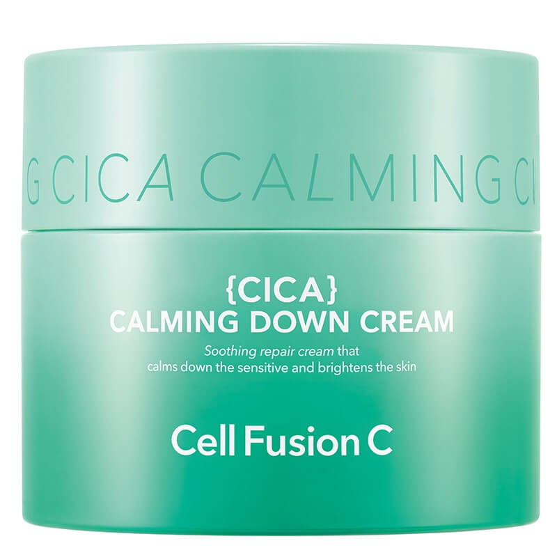 Cell Fusion C Cica Calming Down Cream Kojący krem zapewnia natychmiastową ulgę i redukcję podrażnień 50 ml