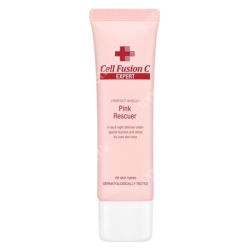 Cell Fusion C Expert Pink Rescuer Krem chroni skórę przed nadmiernym działaniem stresu i światła niebieskiego 50 ml