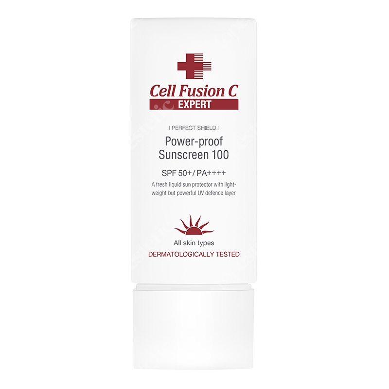 Cell Fusion C Expert Power Proof Sunscreen 100 SPF50+, PA++++ Filtr przeciwsłoneczny - odporny na wodę i pył 50 ml