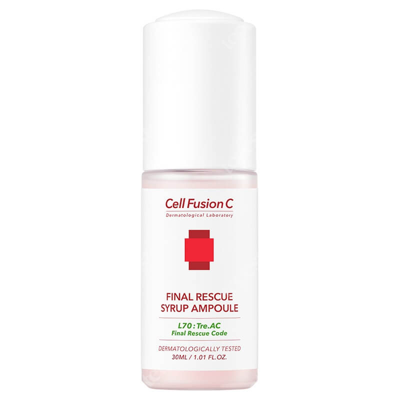 Cell Fusion C Final Rescue Syrup Ampoule Różowy syrop łagodzący podrażnienia 30 ml