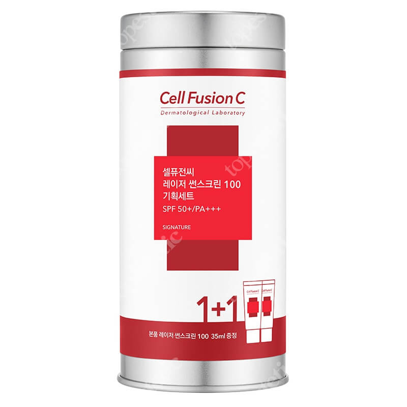 Cell Fusion C Laser Sunscreen 100 SPF 50+ PA+++ ZESTAW Krem z filtrem 2x 35 ml