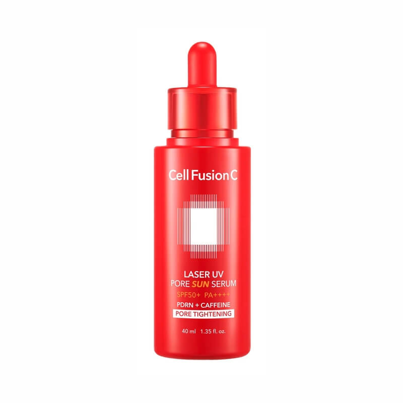 Cell Fusion C Laser UV Pore Sun Serum SPF50+ PA++++ Ochronne serum wygładzające i zwężające pory 40 ml