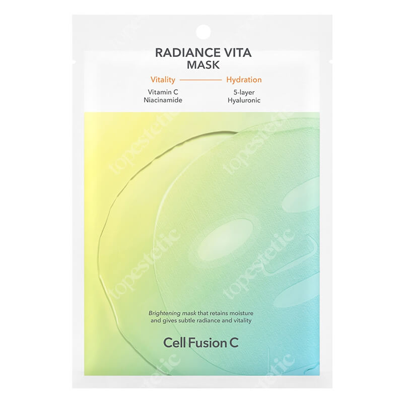 Cell Fusion C Radiance Vita Mask Rozświetlająco - nawilżająca maska w płacie 5 x 25 ml