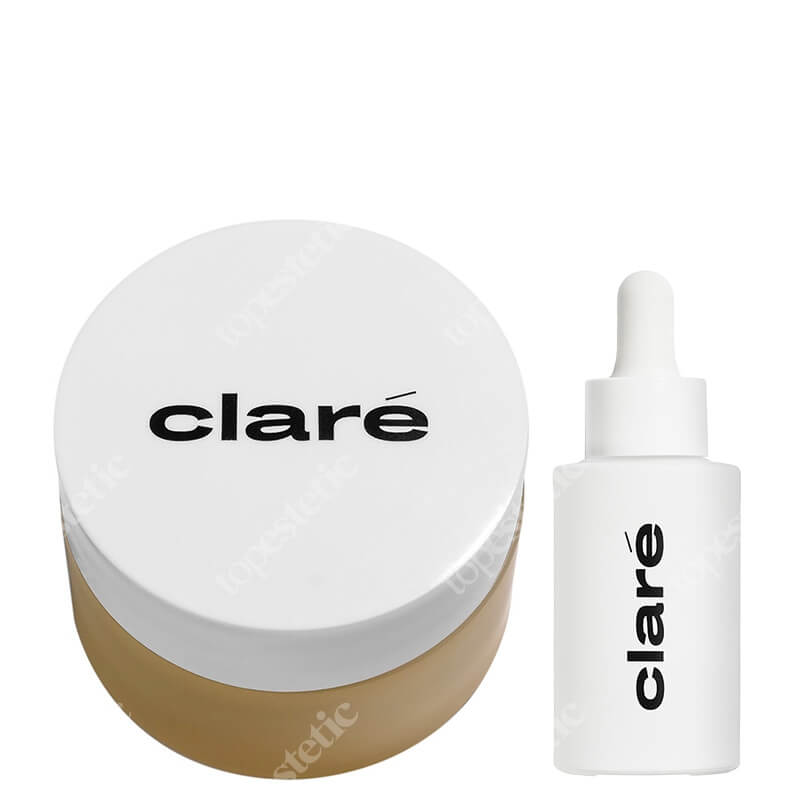 Clare Cleansing Paste + 2-Phase Serum ZESTAW Odżywcza pasta myjąca 50 ml + Dwufazowe nawilżająco-odżywcze serum 30 ml