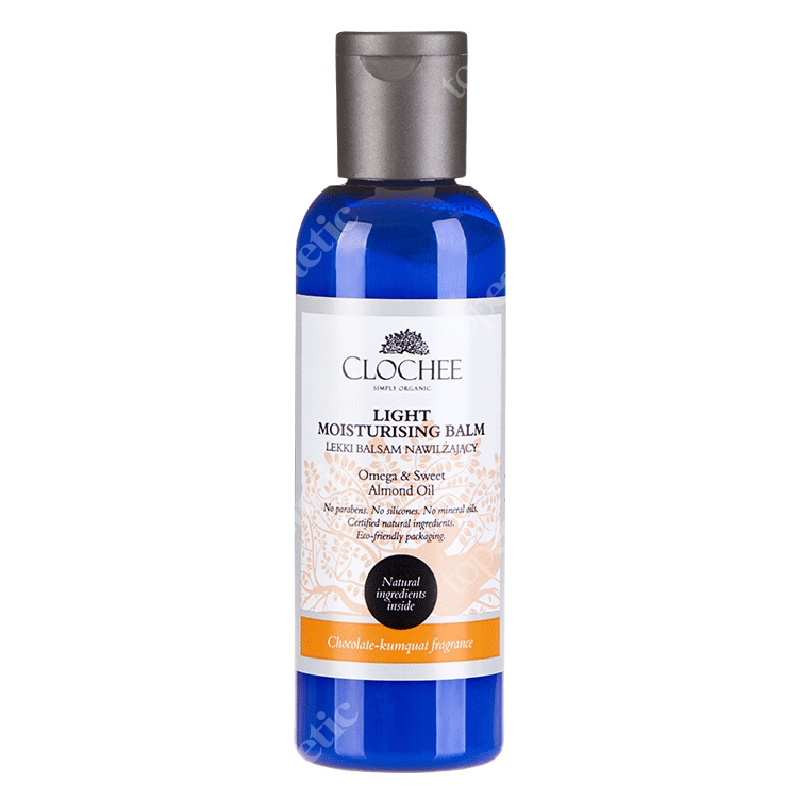 Clochee Light Moisturising Balm Lekki balsam nawilżający - czekolada i kumkwat 100 ml