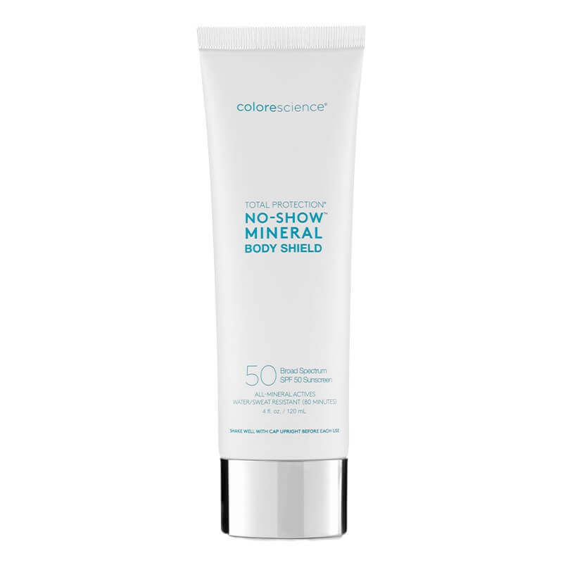 Colorescience Total Protection No-Show Body Shield SPF 50 Mineralny krem przeciwsłoneczny do ciała 120 ml