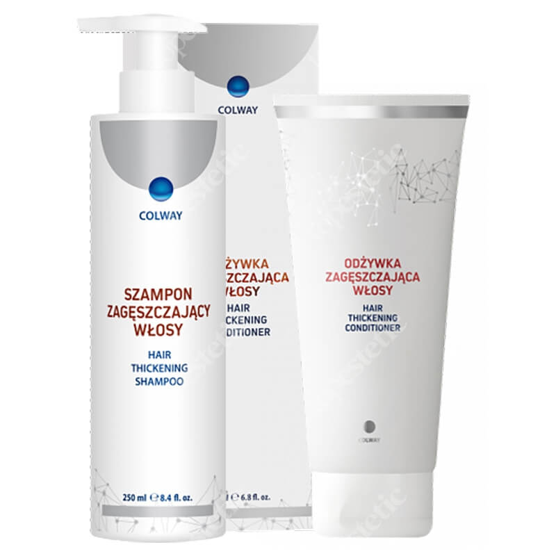 Colway Hair Care Set ZESTAW Szampon zagęszczający włosy 250 ml + Odżywka zagęszczająca włosy 200 ml