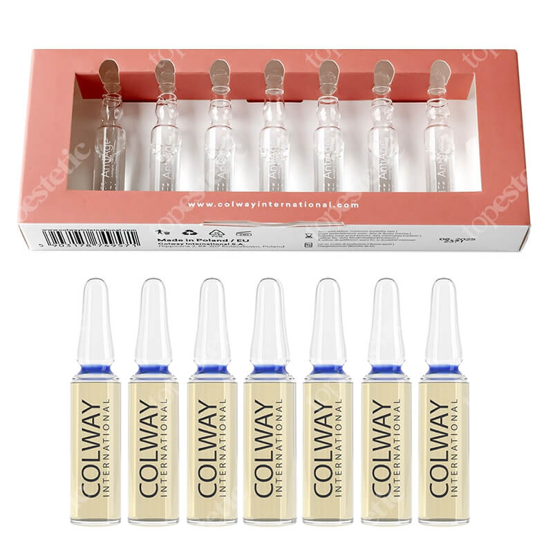 Colway International Anti Aging Skin Care ZESTAW Ampułki liftingujące 7x2ml + Intensywny Koncentrat Przeciwzmarszczkowy 7x2 ml