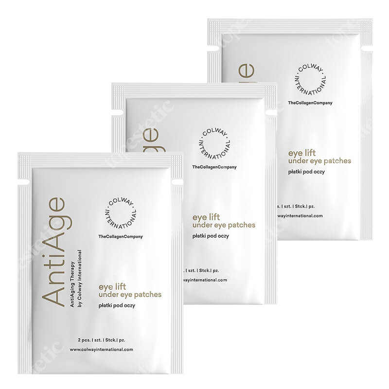 Colway International Eye lift - Eye Patches x 3 ZESTAW Płatki pod oczy 2 szt x 3