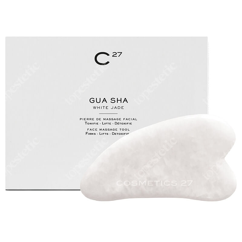 Cosmetics 27 Gua Sha White Jade Kamień do masażu z jadeitu 1 szt.