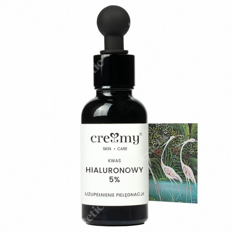 Creamy Kwas Hialuronowy 5% Intensywnie nawilżający, konserwowany ekologicznie 30 ml