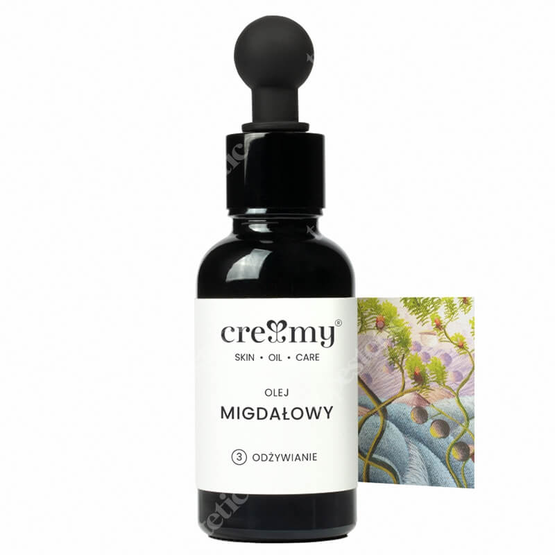 Creamy Olej Migdałowy Nawilżający, hamuje uciekanie wody z naskórka 30 ml