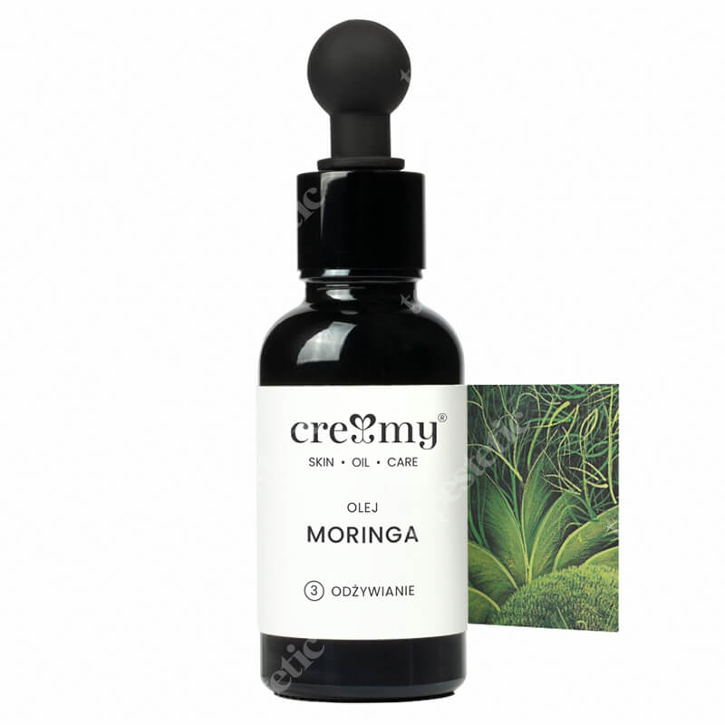 Creamy Olej Moringa Olej z drzewa długowieczności, tłoczony na zimno 30 ml