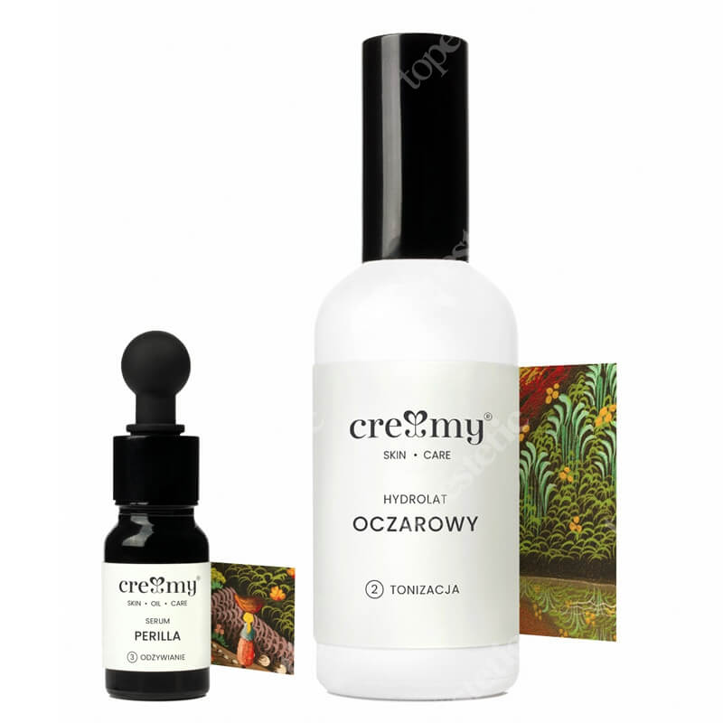 Creamy Serum Perilla + Hydrolat Oczarowy ZESTAW Serum łagodzące 10 ml + Hydrolat 100 ml