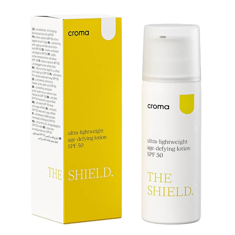 Croma The Shield – SPF Lotion Ultralekki balsam przeciwstarzeniowy SPF 50 50 ml