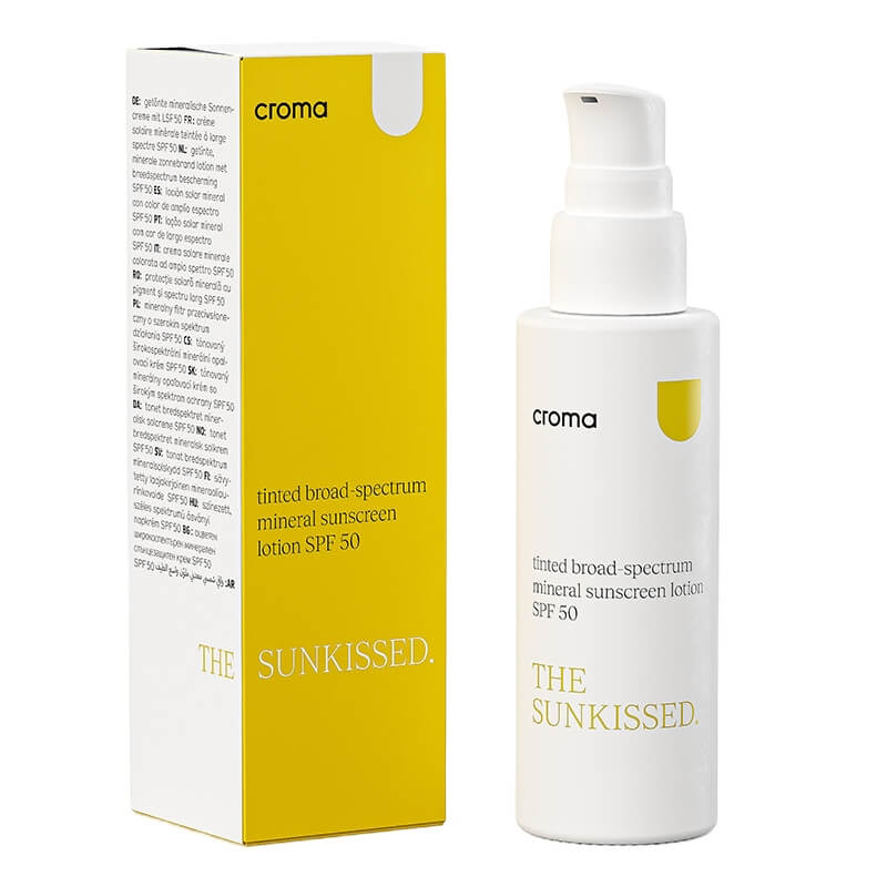 Croma The Sunkissed Mineral Sunscreen Koloryzujący mineralny krem przeciwsłoneczny SPF 50 50 ml