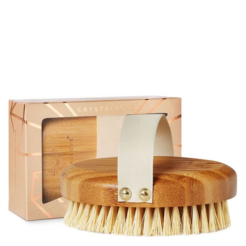 Crystallove Bambusowa Szczotka z Agawy Do masażu na sucho 1 szt