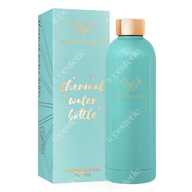 Crystallove Butelka Termiczna na Wodę Amazonite 500ml