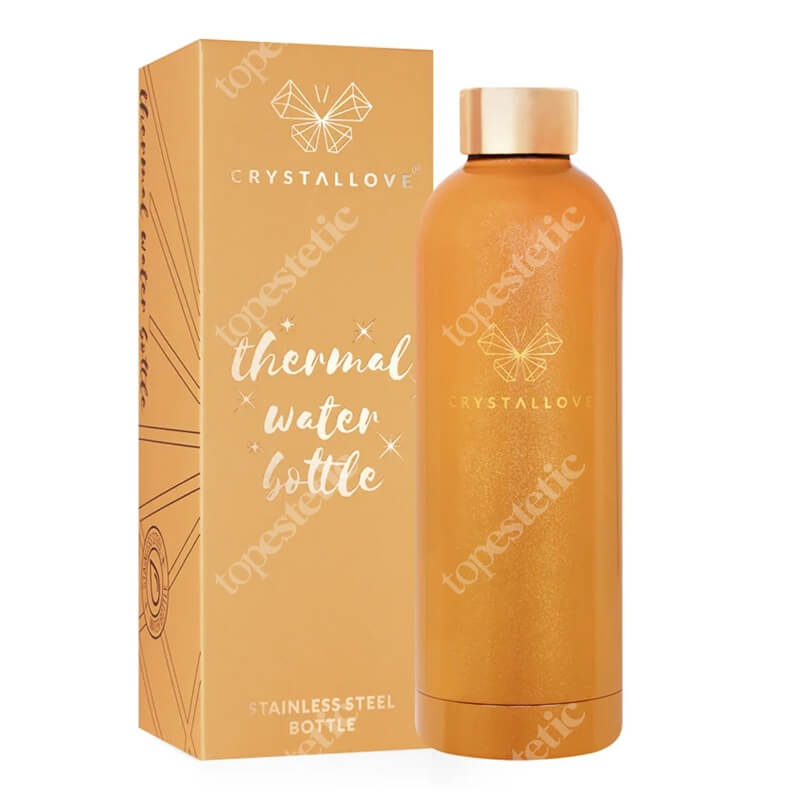 Crystallove Butelka Termiczna na Wodę Peach Fuzz 500ml