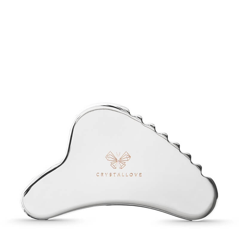 Crystallove Cryo Ice Body Gua Sha Płytka do masażu ciała gua sha ze stali nierdzewnej 1 szt
