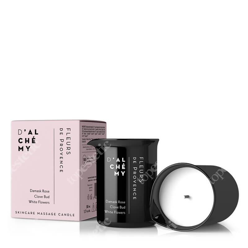 Dalchemy Skincare Massage Candle - Fleurs De Provence Świeca do masażu i pielęgnacji skóry - Kwiat Prowancji 50 ml