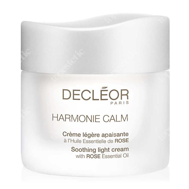 Decleor Soothing Light Cream With Rose Lekki krem kojący - róża 50 ml