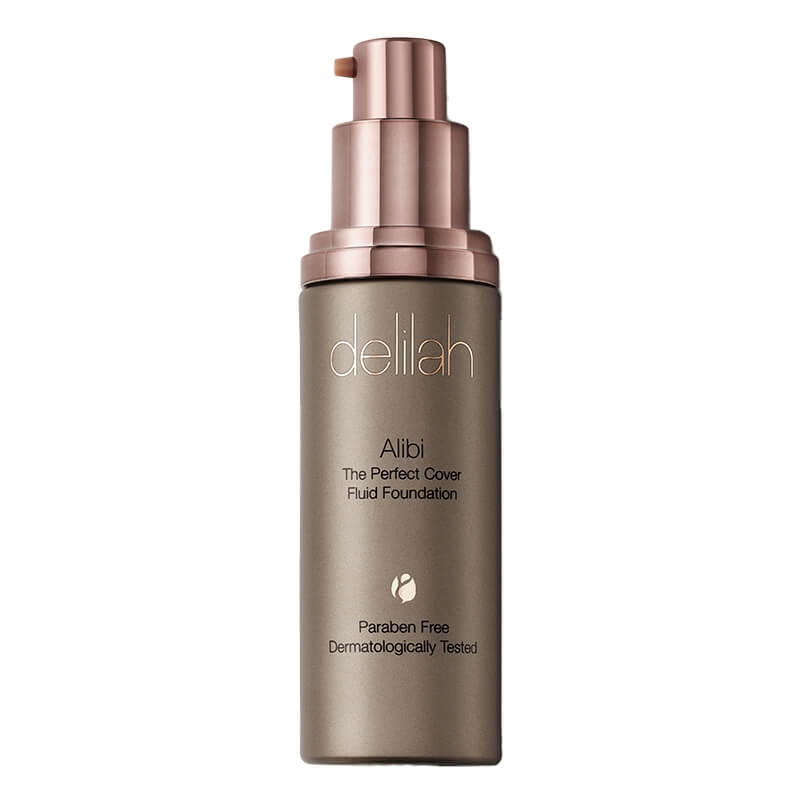 Delilah Alibi The Perfect Cover Fluid Foundation Wodoodporny podkład kryjący (kolor Bamboo) 30 ml